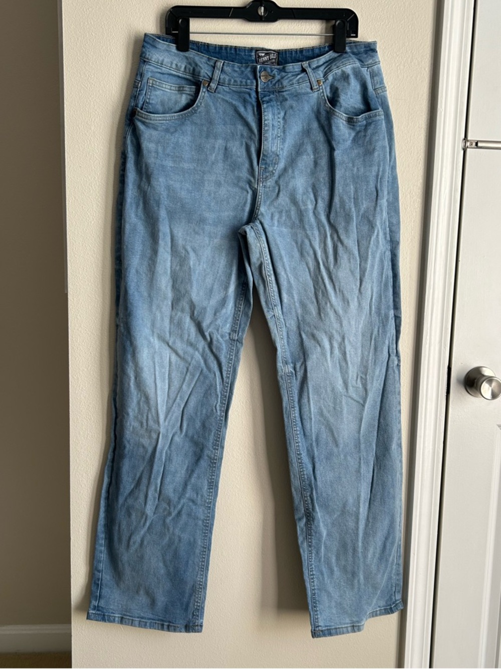 Benny Gold San Fransisco Men’s Light Medium Wash Denim Jeans Size 36 x 34